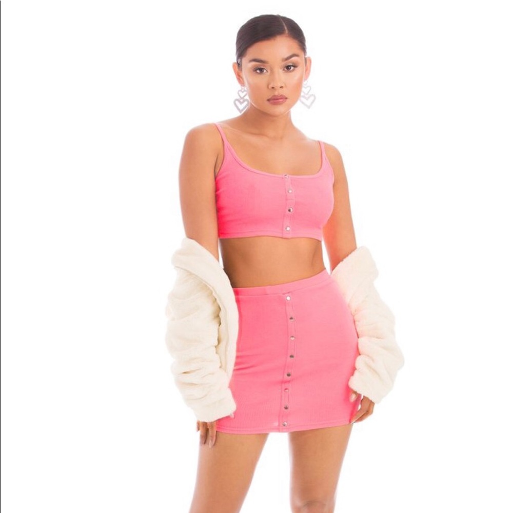 Hot pink set